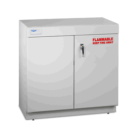 Labconco Protector 24 in. Solvent Storage Cabinet, Single, Left Hinge Manual Closing Doors, 35.5 to 36.75 in. Height