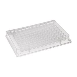 96 Well Clear V-Bottom Polypropylene Not Treated Microplates without Lids, Sterile