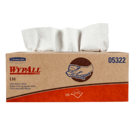 WYPALL L10 Utility Wipes, 1-Ply Paper, 9 x 10-1/4 in.