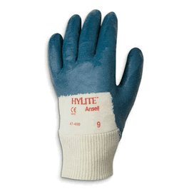 Hylite Med. Weight Nitrile; Fully Coated; Knitwrist; Sz: 10