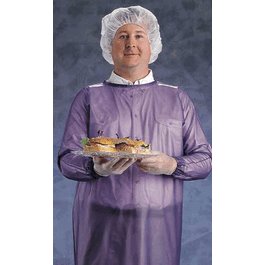 Vinyl Coat Aprons, Size: LG; 6 mil, plain edge