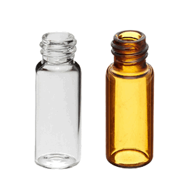 J.G. Finneran 2 mL Clear Standard Opening Screw Thread Vials, White Graduation Spot, 12 x 32 mm, 8-425 mm Neck Finish