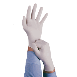 Ansell TouchNTuff Powder-Free Latex Exam Gloves, 9.5 in., Natural, M
