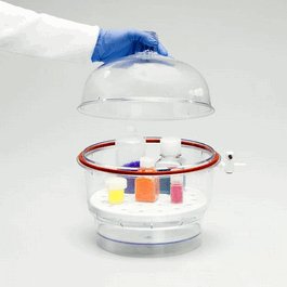 Thermo Scientific Nalgene 10 in. (250 mm) Transparent Polycarbonate Classic Design Desiccator