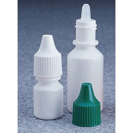 Thermo Scientific Nalgene LDPE Dropper Bottles with Control Dispensing Tip and White Closure, 15 mL