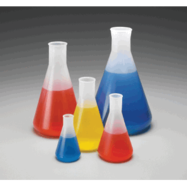 Thermo Scientific Nalgene 1000 ml PP Erlenmeyer Flask, No. 8 Stopper size