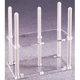 Thermo Scientific Nalgene Clear Acrylic Petri Dish Rack, Holds 24 100 mm Dishes