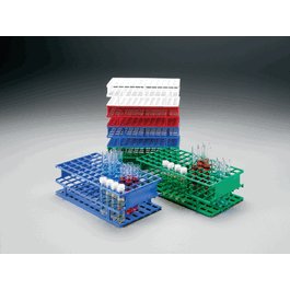 Thermo Scientific Nalgene 6 x 12 array Unwire Polypropylene Test Tube Rack, 13 mm, Green