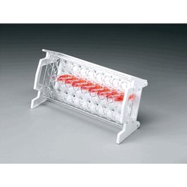Thermo Scientific Nalgene Polycarbonate Slant Test Tube Rack, Holds 16 mm Tubes, White