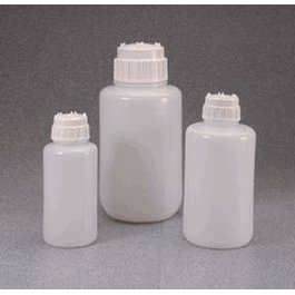 Thermo Scientific Nalgene 2 L (64 oz.) HDPE Heavy-Duty Bottle w/53B Closure