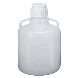 Thermo Scientific Nalgene 10 L (2.5 gal.) Polypropylene Heavy Duty Carboy, 83B Closure