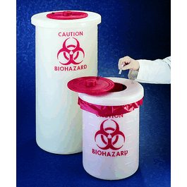 Thermo Scientific Nalgene 19 L (5 gal.) PP Biohazardous Waste Container