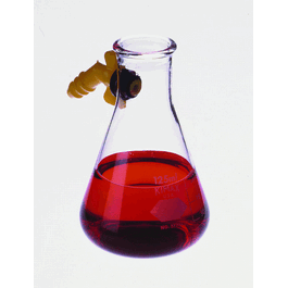 DWK Life Sciences (Kimble) Filter Flask w/Detach. Plastic Side Arm, 1000ml, Stopper: 8