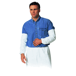 18 in. White 5.4 mil. Tyvek Disposable Sleeve with Elastic Closures