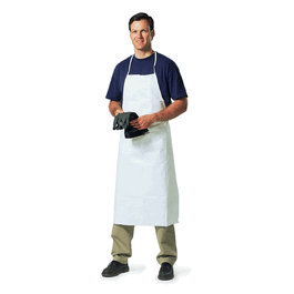 Tyvek Apron, Bib-Style, Size: 27 x 36 in.