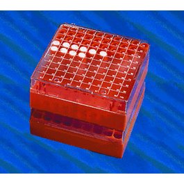 Cryogenic PC Storage Boxes for 1 to 2 mL Vials, 10 x 10 array