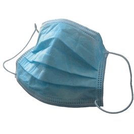 Epic Cleanroom Compatible Face Mask with Elastic Earloops, Blue, Universal