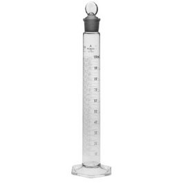 DWK Life Sciences (Kimble) 100 ml Class A Serialized/Certified Cylinder, To Contain, with Glass Stopper