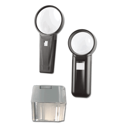 Control Company Illuminated Magnifier, 4X, 1-3/4-inch diameter window
