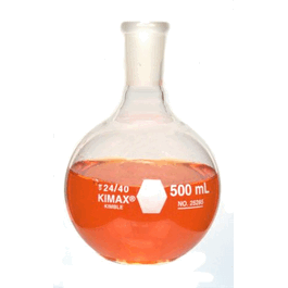 DWK Life Sciences (Kimble) 2000 mL, Round Bottom Short Neck Flask, 24/40