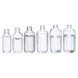 DWK Life Sciences (Wheaton) 1000 mL (32 oz) Clear Glass Boston Round, Bottle Only