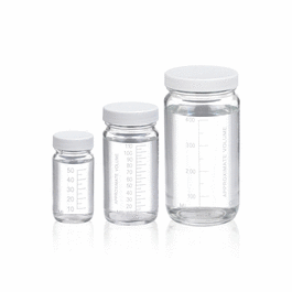 DWK Life Sciences (Wheaton) Glass volumetric bottle 1oz, w/Polyvinyl lined cap attached