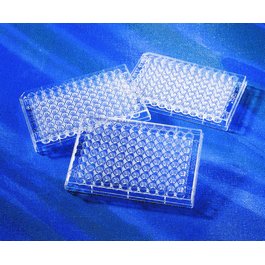 96 Well Clear Round Bottom TC-Treated Microplate, 20 per Bag, with Lid, Sterile
