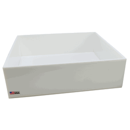 Dynalon HDPE Lab Trays, 12 x 16 x 3 in.