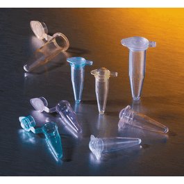 0.5 mL Polypropylene PCR Tubes with Attached Flat Cap