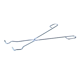 Crucible Tongs, Nickle-Plated Steel, Extra Long, 18 in.