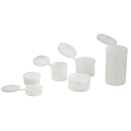 Dynalon 0.25 oz Polyethylene Hinged Lid Containers