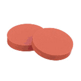 DWK Life Sciences (Wheaton) Septa for Open Top Caps, Plain Septa, PTFE Faced Silicone, 20 mm