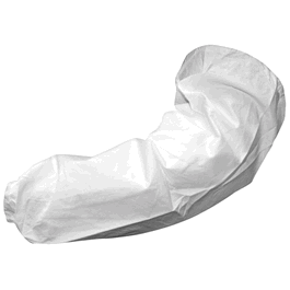 Epic Microporous Sleeve Covers, Polyethylene/Polypropylene Blend, White, 18 in.