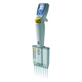 1 to 20 uL Transferpette 8-Channel Electronic Pipette with AC Charger