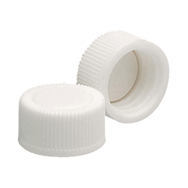 DWK Life Sciences (Wheaton) White PP Screw Cap, with Foamed PE Liner, Cap Size: 38-400