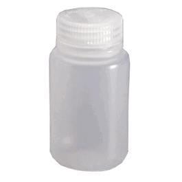 Thermo Scientific Nalgene 125 mL (4 oz.) PP Wide-Mouth PPCO Bottle with Closure