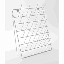 Dynalon Epoxy-Coated Drying Rack with Integral Free Standing Support, 12.562 x 6.5 x 15.75 in