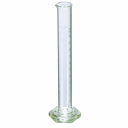 PYREX VISTA Single Metric Scale, 10 mL Class A Graduated Cylinder, TC, with Funnel Top