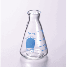 250 mL PYREX VISTA Narrow Mouth Erlenmeyer Flasks with Heavy Duty Rim