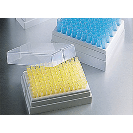 1-200uL Universal Fit Stack Rack Pipet Tips, Natural, Nonsterile, 2 Stacks/Case, 10 Racks/Case, 960 Tips/Case
