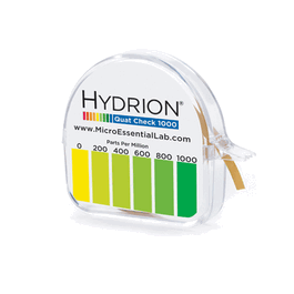 Hydrion S/R Quat Disp. 0-1000 ppm