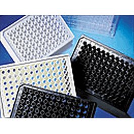 96 Well Half Area Black Flat Bottom Polystyrene NBS Microplate, 5 per Bag, without Lid, Nonsterile