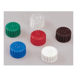Thermo Scientific Nalgene Colored Polypropylene Closures, Amber, 13-415 mm