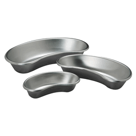 10 oz Stainless Steel Emesis Basin, 6-3/4 x 4 x 1-5/8 in. (17.1 x 10.2 x 4.1 cm)