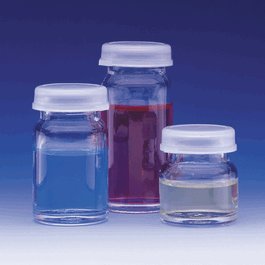 DWK Life Sciences (Wheaton) Clear Sample Bottles with Pre-Attached Snap Caps, 120 ml