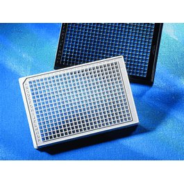 Low Volume 384 Well Black Clear Flat Bottom Polystyrene Not Treated Microplate, 10 per Bag, without Lid, Nonsterile