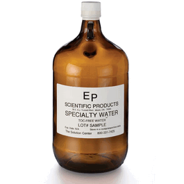 EP Scientific TOC-Free Water For Critical Environments, Bottle, 1L