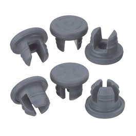 DWK Life Sciences (Wheaton) Ultra Pure Stopper, 13 x 20 mm, 2-leg, gray bromobutyl/46