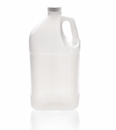 DWK Life Sciences (Wheaton) Natural HDPE Jug, 2840 mL with 38-400 PE Lined Cap