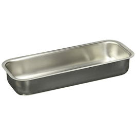 Stainless Steel Catheter Tray, 8-3/4 x 3-5/16 x 1-1/2 in. (22.2 x 8.4 x 3.8 cm)